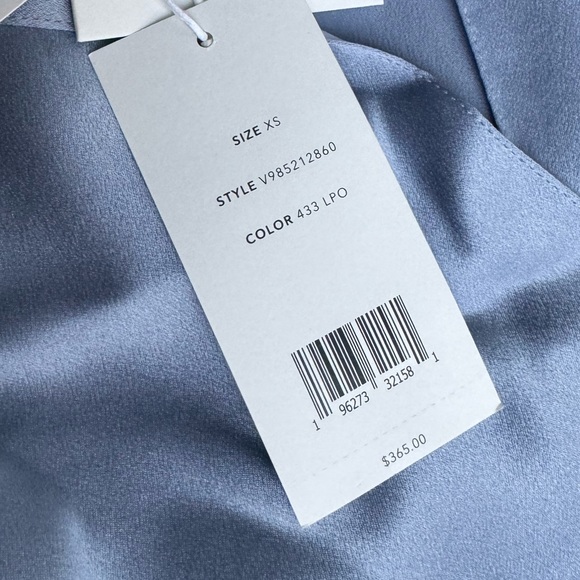 VINCE Pacific Opal Silk Dolman Draped Blouse size XS new w tags $365 - Picture 14 of 15